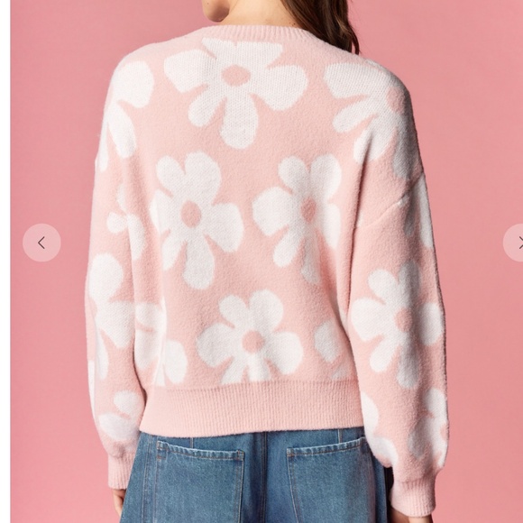 Rareraw “ Miriam “ Rareraw 3D Floral Appliqué Sweater 54 - Picture 5 of 6